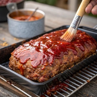 Smoked Cowboy Meatloaf: The Delicious Guide to a Flavor-Packed Classic 15 glazing smoked meatloaf 1 1